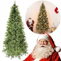 SZTUCZNA CHOINKA ZIELONA 220 cm FULL PE 01 100% JASNOZIELONA SILIKONOWA