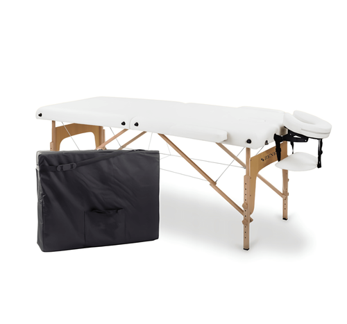 Stół do masażu ZENET drewniany - rozkładany, regulowany, profesjonalny na Arena.pl