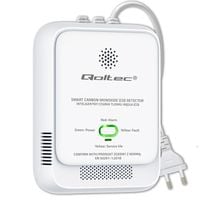 Certyfikowany Czujnik Czadu Qoltec | Alarm 85dB LED