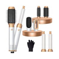 Automatyczna lokówka do włosów 6 w 1 srebrna ceramiczna 1000 W