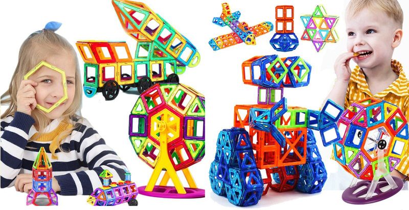 KLOCKI MAGNETYCZNE NOWE 76EL. zdjęcie 14