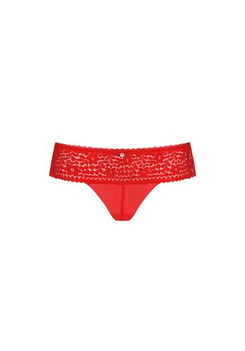 Seksowne, Czerwone Figi - Obsessive Blossmina 4XL/5XL na Arena.pl