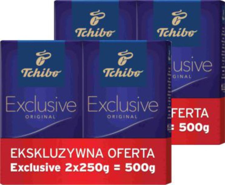 (x2) TCHIBO Exclusive Mielona 2x250g zdjęcie 1