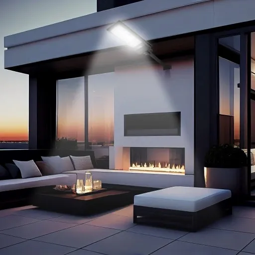 LAMPA SOLARNA ULICZNA LED Z CZUJNIKIEM RUCHU 360W zdjęcie 11