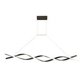 ŻYRANDOL LED 37W 4000K 2800LM CZARNY MAT