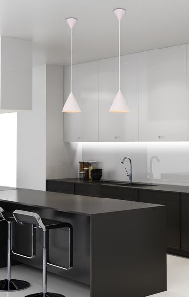 Voss lampa wisząca 1x40W E27 biały zdjęcie 3