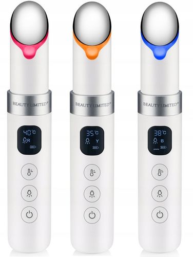 Masażer do twarzy oczu i ust 3w1 LED wibracje ciepło EyeCare Beauty na Arena.pl