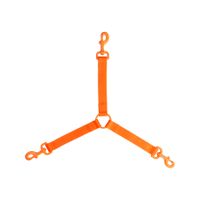 Smycz sprzęgająca 3w1 z karabińczykami