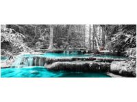 100X40CM ZEGAR WODOSPAD OBRAZ