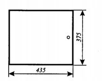 szyba tylna dolna - tył dolny do ciągnika Fendt Farmer 600 LS LSA