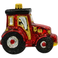 Bombka choinkowa szklana: Traktor