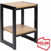 Solidny STOLIK METALOWY mebel złożony PRODUKT POLSKI - szafka nocna