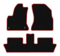 Dywaniki welurowe CARLUX-RED do Citroen C4 Picasso I 2006-2013