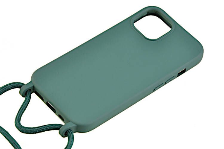 Etui ze sznurkiem RCK do Apple iPhone 15 zielony zdjęcie 2
