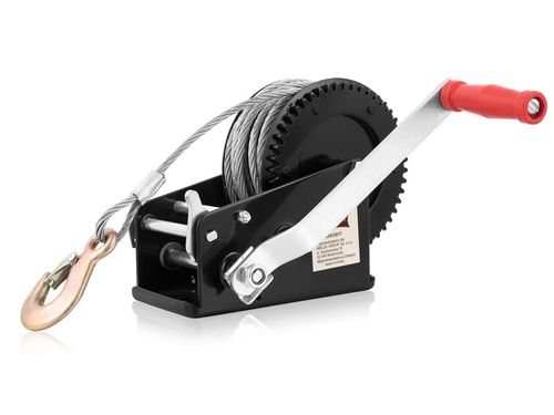 WYCIĄGARKA RĘCZNA KORBOWA LINOWA 1588kg WCIĄGARKA lebiodka przenośna DRAGON na Arena.pl