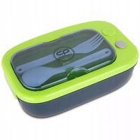 ŚNIADANIÓWKA Z PRZEGRÓDKAMI MIL BLUE/GREEN 1100ML COOLPACK