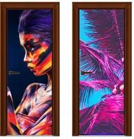 Naklejka samoprzylepna Okleina na Drzwi Szafę 3D