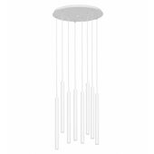 Ledowa lampa wisząca Roll 11168801 Kaspa 33,6W 3000K do jadalni biała