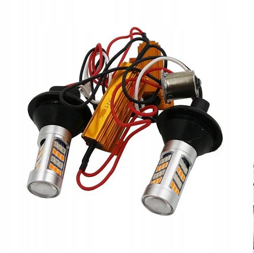 2W1 Światła DZIENNE I KIERUNKOWSKAZY LED DRL P21W na Arena.pl
