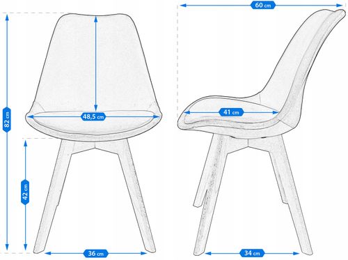 Krzesło BARI czarne (nowe kody) na Arena.pl