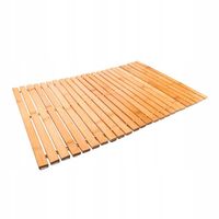 MATA DYWANIK ANTYPOŚLIZGOWY BAMBUSOWY ŁAZIENKOWY DREWNIANY NATURAL