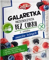 CELIKO GALARETKA BEZ CUKRU PRZEZROCZYSTA owoce leśne 14g