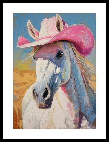 Plakat 25x35cm Różowy Kapelusz na Arena.pl