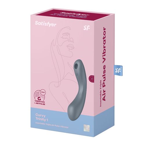 Satisfyer Curvy Trinity 1 bluegrey na Arena.pl
