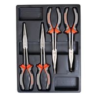 ZESTAW SZCZYPCE DŁUGIE 280 mm 4 ELEMENTY WKŁAD WARSZTATOWY WÓZKA RICHMANN