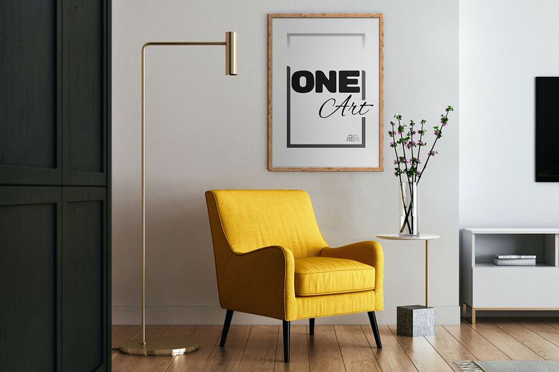 Ramka kwadrat Hekla MDF 60x60 naturalny 1szt. zdjęcie 4