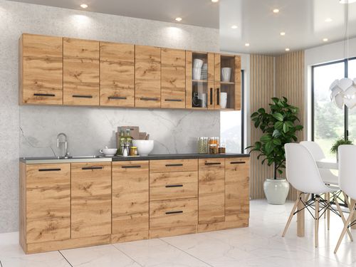 Kuchnia Nowoczesna Modułowa Z Blatem 2.6m Pojemna Wotan Wotan San Sebastian na Arena.pl