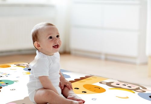 Mata piankowa składana dwustronna duża edukacyjna dla dzieci XPE 180x200 cm na Arena.pl