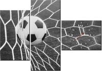 100CM 70CM ZEGAR 3 ELEM PIŁKA BRAMCE ŚCIENNY OBRAZ