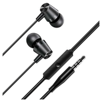 usams słuchawki stereo ep-42 3,5 mmfor set 1szt. czarny/black