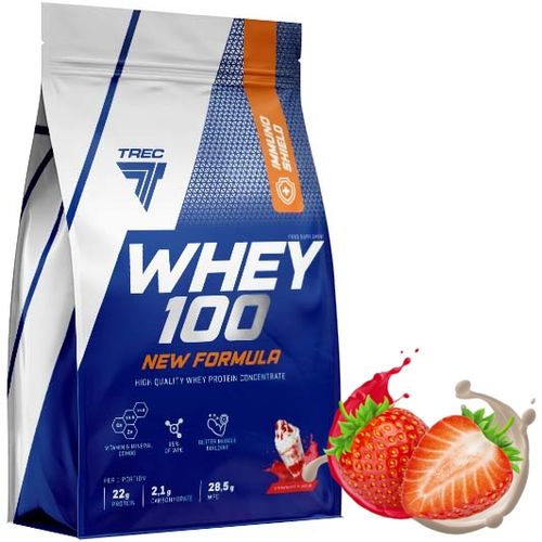NOWE PYSZNE BIAŁKO WPC Trec Whey 100 700g SERWATKOWE PROTEINY NA MASĘ SIŁĘ na Arena.pl