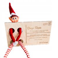 PERSONALIZOWANY LIST POWITALNY OD ELFA PSOTNIKA IMIĘ DZIECKA ELF ON SHELF