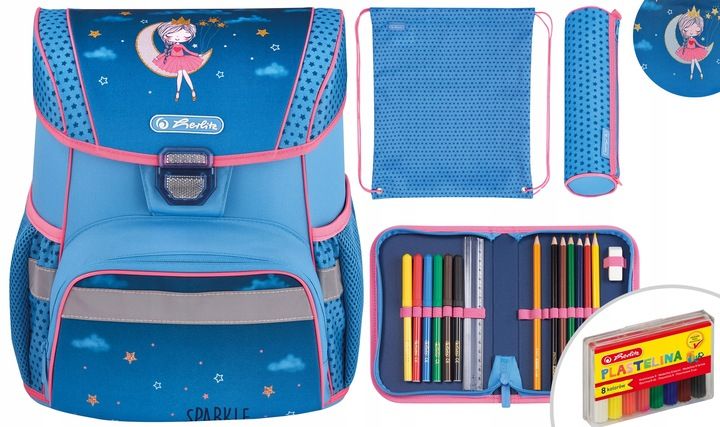 TORNISTER SZKOLNY HERLITZ LOOP PLUS MOON LADY zdjęcie 1