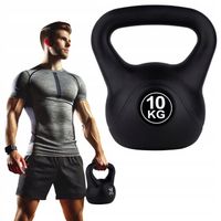 KETTLEBELL KETTLE ODWAŻNIK OBCIĄŻENIE DO ĆWICZEŃ FUNFIT GYM&FITNESS 10 kg