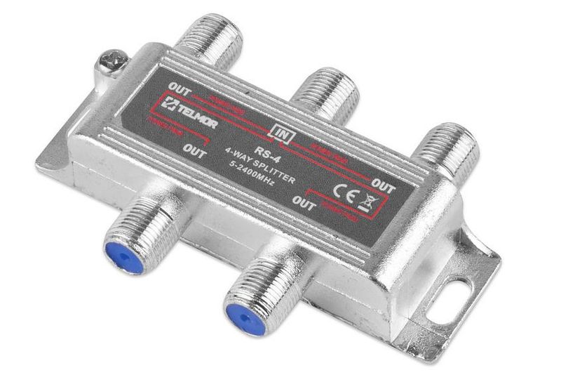 RS-4 SPLITTER ANTENOWY 4X 2.4G DC TELMOR zdjęcie 1