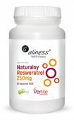 Aliness Naturalny RESWERATROL TRANS resveratrol 250mg VERI-TE 250mg 60 kaps