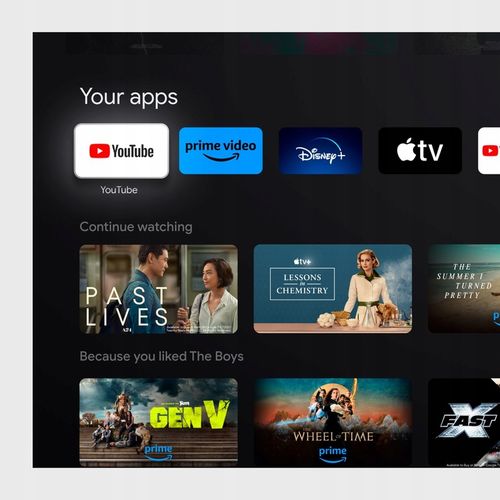 Telewizor 50" UHD Google TV Kruger&Matz DVB-T2/T/C H.265 HEVC na Arena.pl