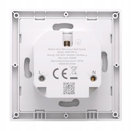 Sonoff WS01TPF-E WiFi Matter Inteligentne Gniazdko Ścienne Typ F Schuko 16A na Arena.pl
