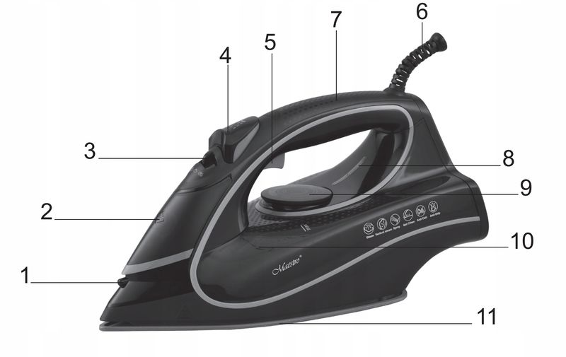 Żelazko Maestro 2400W MR-310C zdjęcie 4