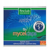 FIN MYCELCAPS 80 szt. AHCC z Shiitake WSPIERA ODPORNOŚĆ I REGENERACJĘ