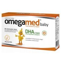 OMEGAMED baby DHA - Dla niemowląt i dzieci 30 kaps