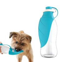 Butelka na Wode dla Psa Bidon Poidełko Składana Miska 550 ml Turystyczna