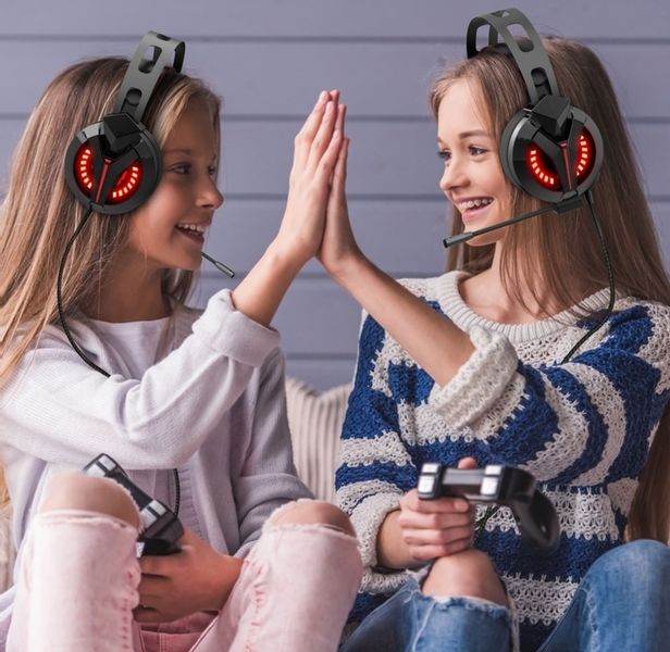 SŁUCHAWKI GAMINGOWE M180PRO do PC PS4 XBOX LED zdjęcie 7