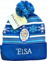 CZAPKA ZIMOWA OCIEPLANA Z POMPONEM KRAINA LODU ELSA 54