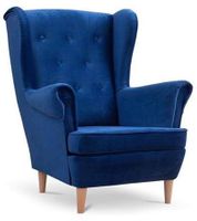 Fotel uszak z podłokietnikami w stylu skandynawskim SN-0024