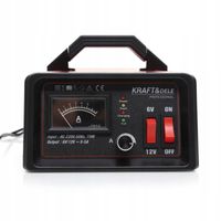 Prostownik samochodowy z regulacją 6-12v 75ah 5a KD1288